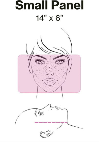 picture of face with the face highlighted in pink